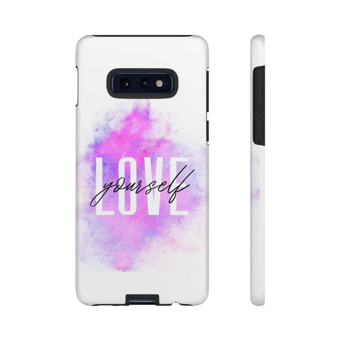 Love Yourself Phone Case - Inspirational Case, Tough Phone Protector, Self-Love Gift, Motivational Gift, Colorful Case