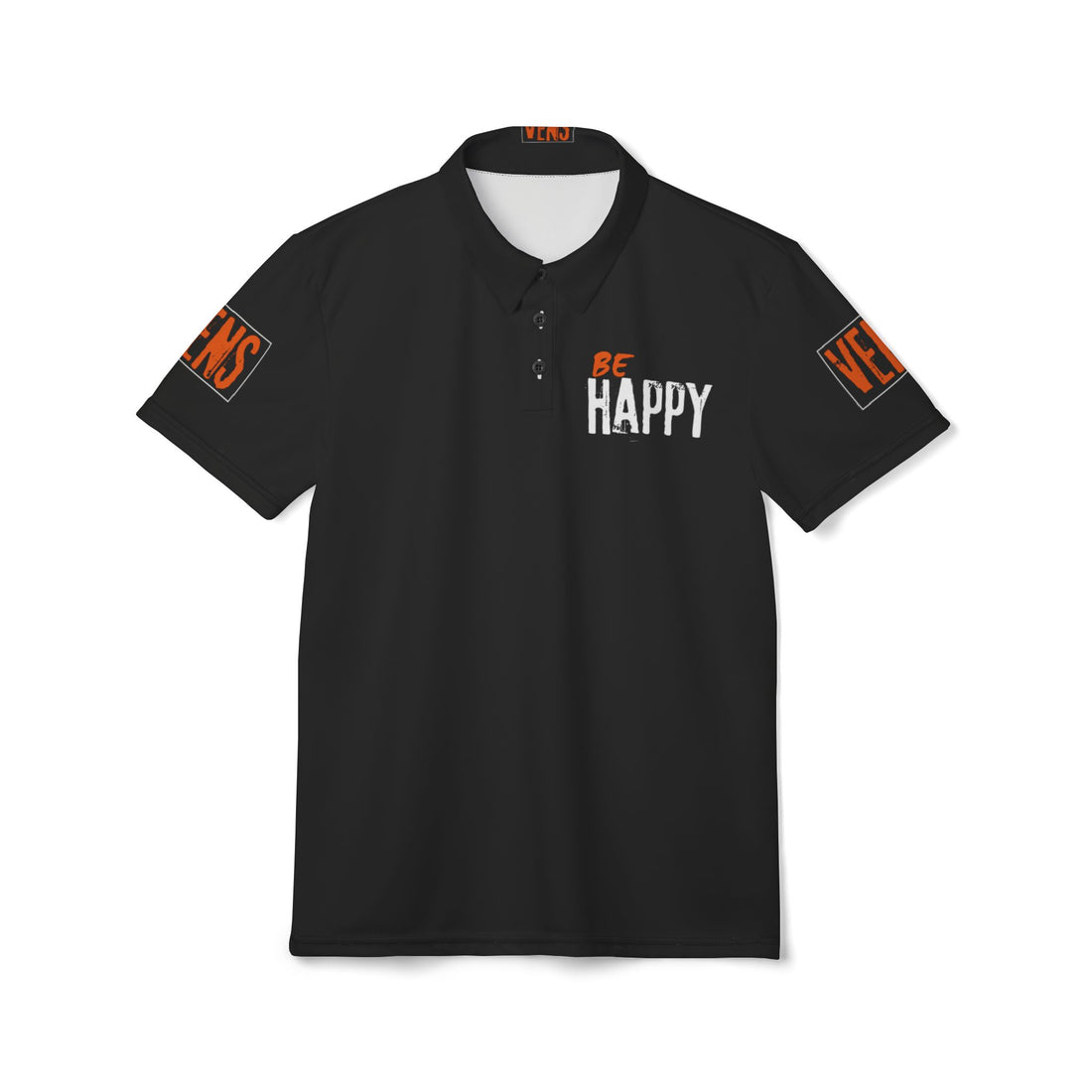 Unisex Be Happy Polo Shirt - Stylish Comfort for Everyday Wear